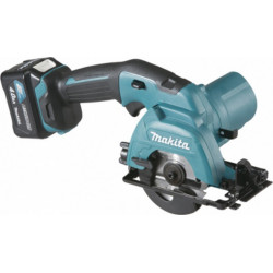 Makita Scie circulaire sans fil 10,8 Volts Li-Ion 4 Ah CXT Ø diamètre 85mm HS301DSMJ