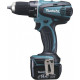 Makita Perceuse visseuse Li-Ion 14,4 Volts 3 Ah diamètre 13 mm modèle DDF446RFJ