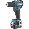 Makita Perceuse visseuse 10,8 Volts sans fil CXT Li-Ion 4 Ah BL Motor + Coffret MacPac Ø 10 mm DF332DSMJ