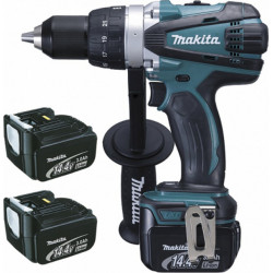 Makita Perceuse visseuse Li-Ion 14,4 Volts 3Ah diamètre 13 mm (3 batteries) modèle BDF448RF3J