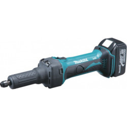 Makita Meuleuse droite 18 volts 3 Ahx2 li-ion queue 8 mm DGD800RFJ