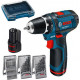 Perceuse visseuse Bosch sans fil GSR 10,8 Volts avec coffret L-BOXX et 39 accessoires - Bosch-Pro 0615990GD9