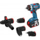 Perceuse visseuse Bosch pro FlexiClick fonction 5 en 1 GSR 18 V-LI FC2 + coffret L-BOXX 2 batteries 4Ah 06019E1100