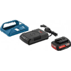 Pack 1 batterie Li-Ion 18V 2,0Ah induction + chargeur à induction - Boite carton - Bosch Professionnel 1600A003NA