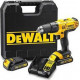 Dewalt Perceuse à percussion sans fil DCD776D2-QW 18V 2x2Ah