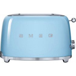 Smeg Grille-Pain Bleu Azur 950W 2 Tranches TSF01PBEU