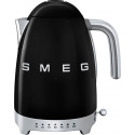 Smeg Bouilloire Température Réglable Noir 2400W 1,7L KLF04BLEU