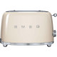 Smeg Grille-Pain Crème 950W 2 Tranches TSF01CREU