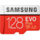 Samsung Carte mémoire Micro SD EVO Plus 128 Go + adaptateur SD