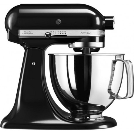 KitchenAid Robot Pâtissier Noir Onyx 300W 4,8L 5KSM125EOB