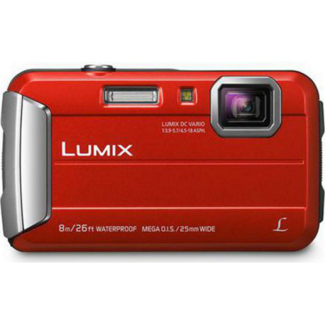 Panasonic Appareil Photo Compact Etanche Lumix DMC-FT30 Rouge + Objectif 4.5-18mm