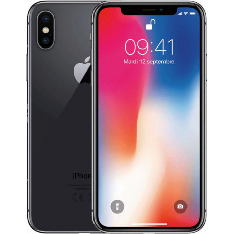 Apple iPhone X 256Go Gris sidéral MQAF2