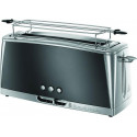 Russell Hobbs Toaster Luna Inox Gris 1420W 2 Tranches 24290-56