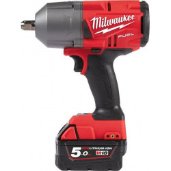 Milwaukee Boulonneuse à chocs FUEL 18V 5Ah Carré 1/2” M18FHIWP12-502X