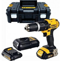 DeWalt Perceuse à percussion sans fil DCD776S2T 18V - 2x1.5Ah