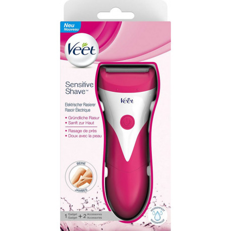 Veet Epilation - Rasage Rasoir électrique femme Coffret Sensitive Shave + Trousse