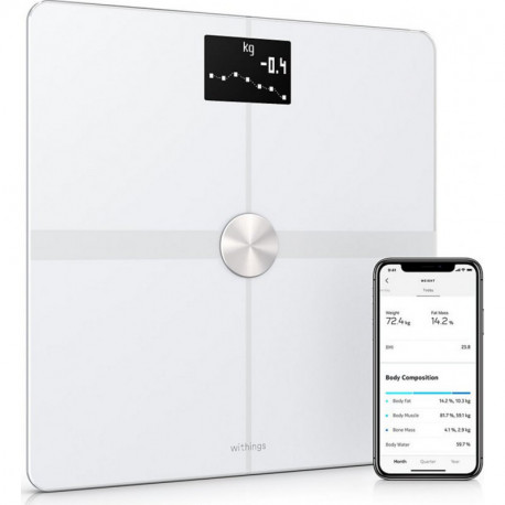 Withings Minceur - Fitness Pèse personne connecté Body plus blanc