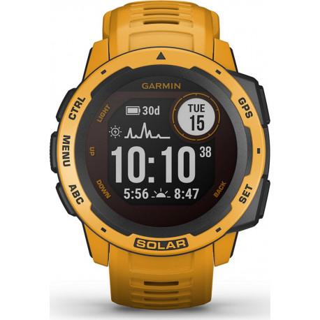 Garmin Montre connectée Montre sport Instinct Solar Sunburst