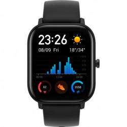 Amazfit Montre connectée Montre sport GTS Obsidian black