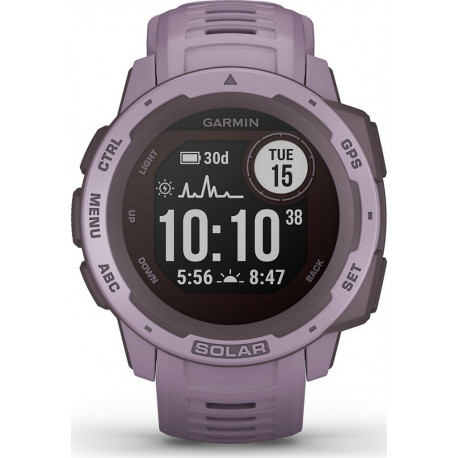 Garmin Montre connectée Montre sport Instinct Solar Orchid