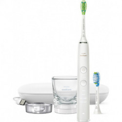 Philips Hygiène bucco-dentaire Brosse à dents électrique HX9913/03 DIAMOND CLEAN 9000 WHITE