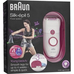 Braun Epilateur Électrique Silk-Epil Solo 5-5185