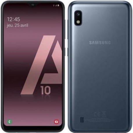 Samsung Smartphone Galaxy A10 32Go 6.2” Noir 4G Double port nano Sim