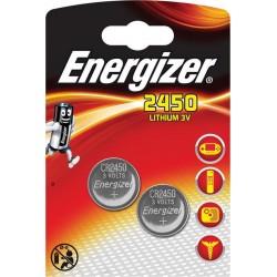 Energizer 2 piles lithium 3V CR 2450 CR2450 (lot de 2 soit 4 piles)