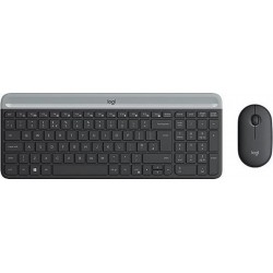 LOGITECH MK470 SLIM WRLS KEYB + MOUSE 920-009190 AZERTY