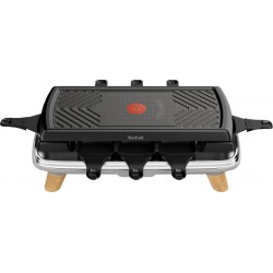 Tefal Raclette - Fondue Raclette Gril plancha 3en1 RE610D12 GOURMET 1350W