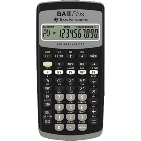 Texas Instruments BA II Plus Calculatrice Financière