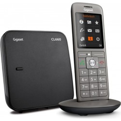 Gigaset Téléphone CL660A ANTHRACITE