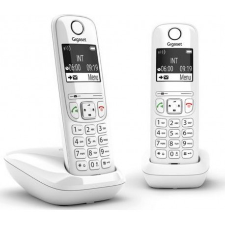 Gigaset Téléphone AS690 DUO BLANC