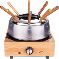 Little Balance Services à fondue WOOD FONDUE8INOX-8320