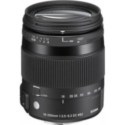 Sigma Objectif pour Reflex 18-200mm f/3.5-6.3 Macro pour Canon