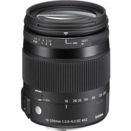 Sigma Objectif pour Reflex 18-200mm f/3.5-6.3 Macro pour Canon