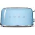 Smeg Grille-Pain Bleu Azur 1500W 4 Tranches TSF02CREU