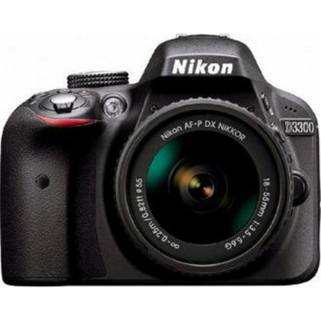 Nikon Appareil Photo Reflex D3300 Noir + Objectif 18-55mm