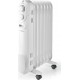 Nedis Radiateur à Huile Mobile 1 500 W Blanc