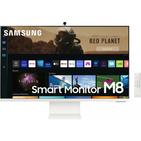 Samsung Ecran PC 4K M8 32” Blanc LS32BM801UUXEN