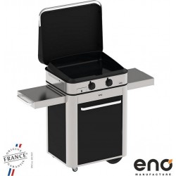 ENO Plancha gaz Combo Enosign 65 Inox et Noir