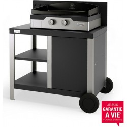 Le Marquier Plancha gaz Allure 260 DUO + Desserte Allure DUO