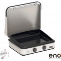 ENO Plancha gaz Enosign 65 2 feux inox avec capot