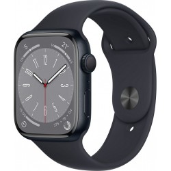 Apple Watch Montre connectée 45MM Alu/Minuit Series 8