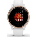 Garmin Montre sport Venu 2S Rose Gold avec bracelet blanc