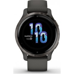 Garmin Montre sport Venu 2S Grey avec bracelet gris fonce