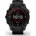 Garmin Montre sport Fenix 7 Solar gray avec bracelet noir