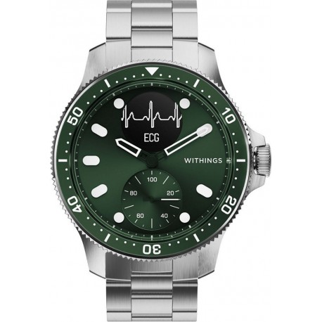 Withings Montre santé Scanwatch horizon vert