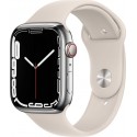 Apple Watch Montre connectée 45MM Acier Arg/Lum Stellaire Series 7 Ce