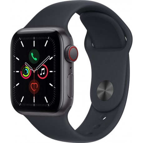 Apple Watch Montre connectée SE 40MM Alu Gris/Minuit Cellular